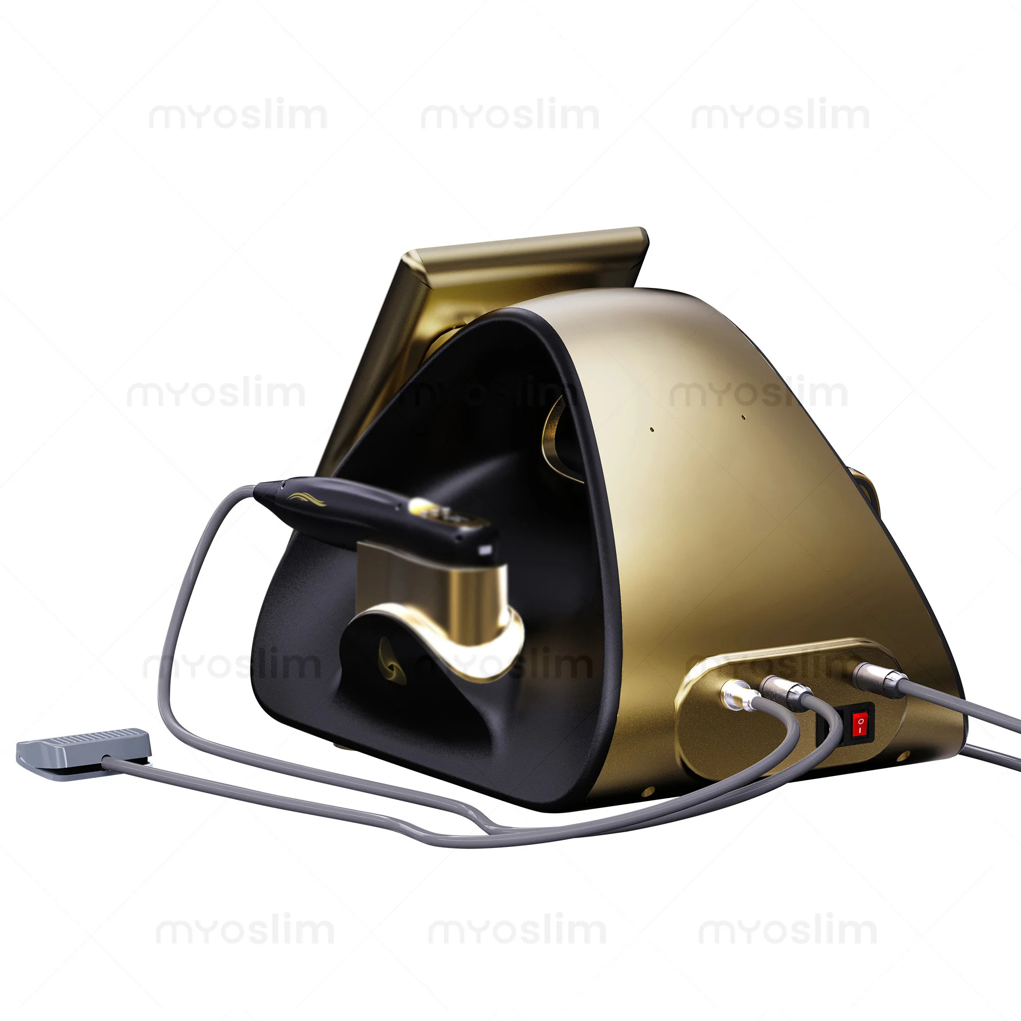 Best Face Skin Beauty Machine Golden 22D Skin Tightening Device Face and Neck for Spa Use