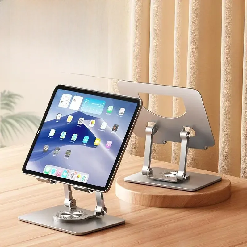 360 °   Obrotowy stojak na tablet Regulowany, składany uchwyt na biurko kompatybilny z tabletem laptopa 4,7-12 cali Ipad Pro/Air/Min — zdjęcie 2