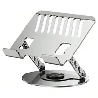360 Rotating Laptop Stand, Foldable Laptop Riser for Desk, Aluminum Ergonomic Computer Stand, Heat Dissipation Cooling Holder 2
