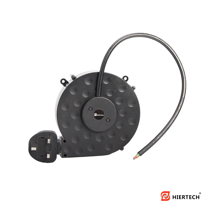Automatic Retractable Power Cord Reel JM.811 UK Plug 2m, Self Lock & Auto Rewind, Mounting Option Power Extension Cord