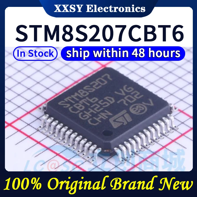 STM8S207C8T6 STM8S207CBT6 STM8S207R8T6 STM8S207RBT6 STM8S207RBT6 STM8S207S6C stm8s207sb6c جديد