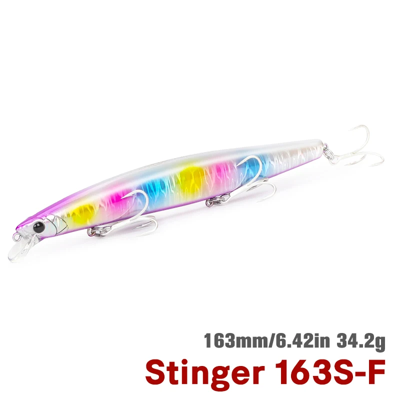 Tsurinoya stinger 163s sinkende Elritze sw Spiel Angel köder 163mm 34,2g Power Fishing Modell See barsch Flunder an Land großen Köder