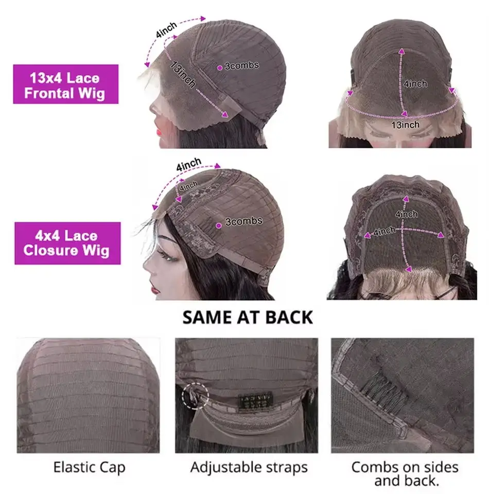 مستقيم 13x4 الدانتيل الجبهة خصلات الشعر المستعار الإنسان الباروكات خصلات الشعر المستعار الإنسان شعر مستعار أمامي شفاف مستقيم بوب شعر مستعار قصير بوب الباروكات للنساء