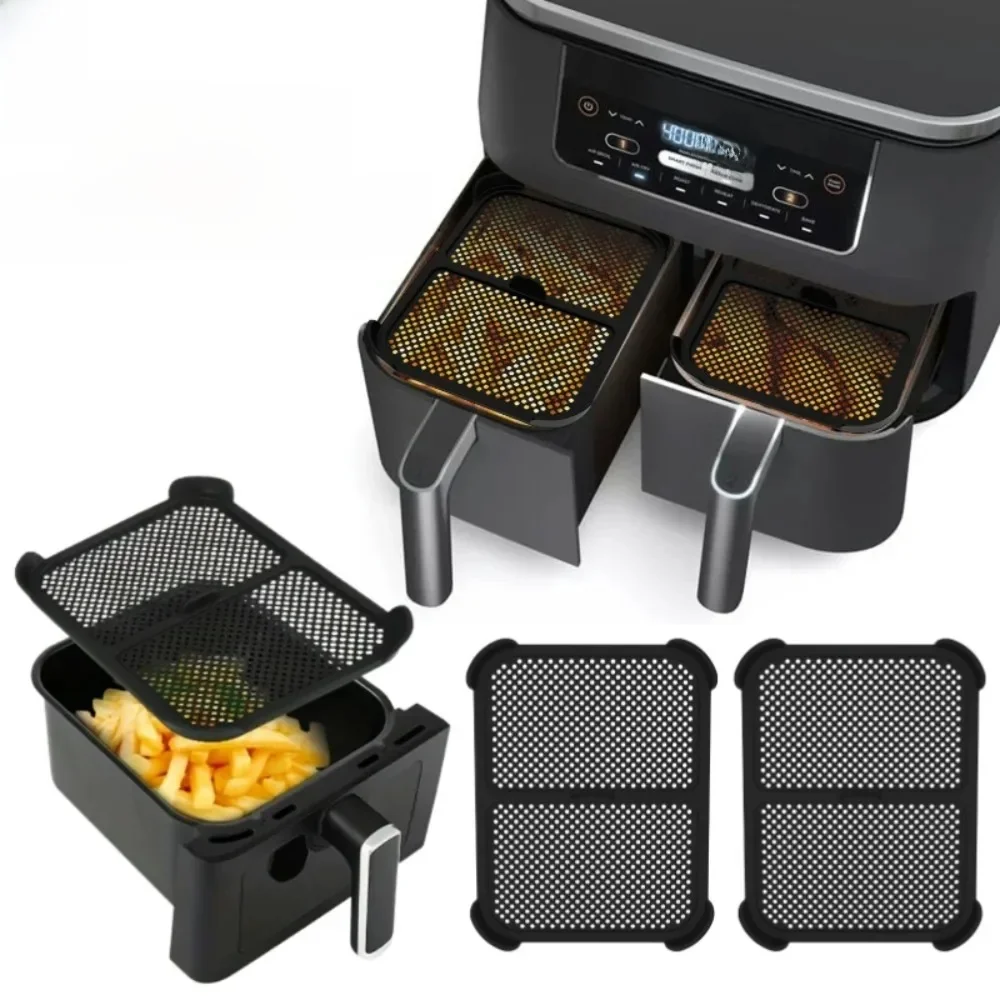 Protection contre les éclaboussures pour friteuse à Air Ninja AF400 AF451 DZ401, modèles réutilisables en Silicone, accessoires de cuisine