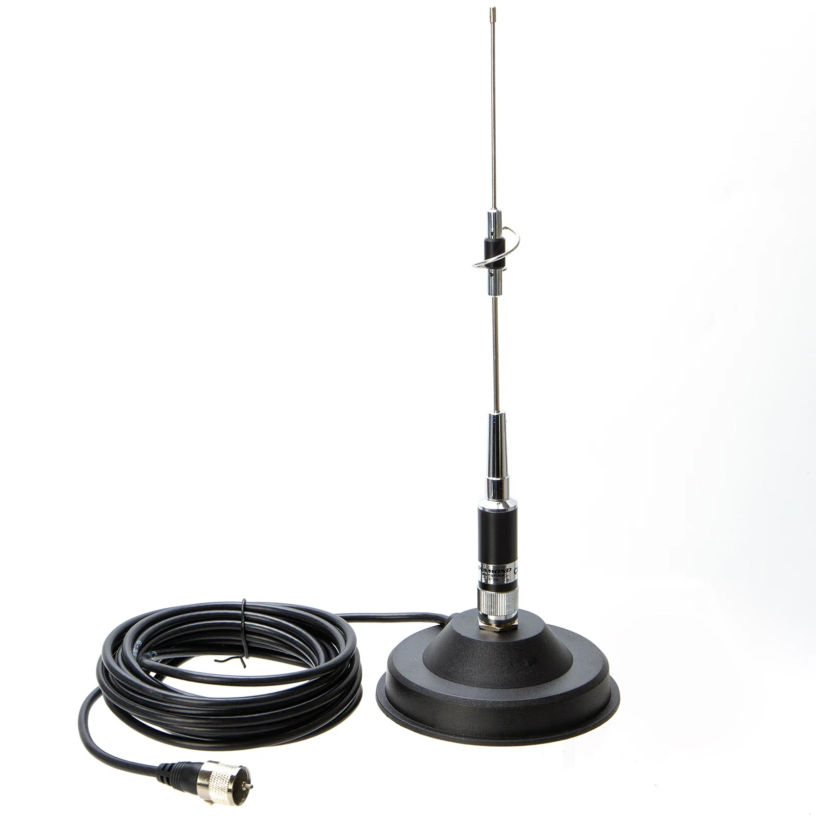 Samochodowa szerokopasmowa antena koncentryczna z dużą magnetyczną podstawą montażową 144/430 MHZPL259 5M UHF męski, 12CM — zdjęcie 2