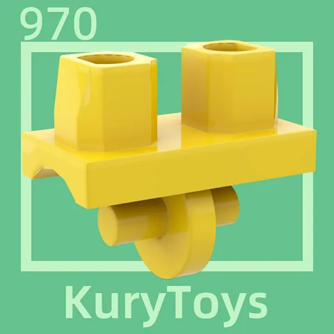 Kury Toys пластиковые блоки для сборки, 100 шт - развивающий конструктор — внешний вид товара