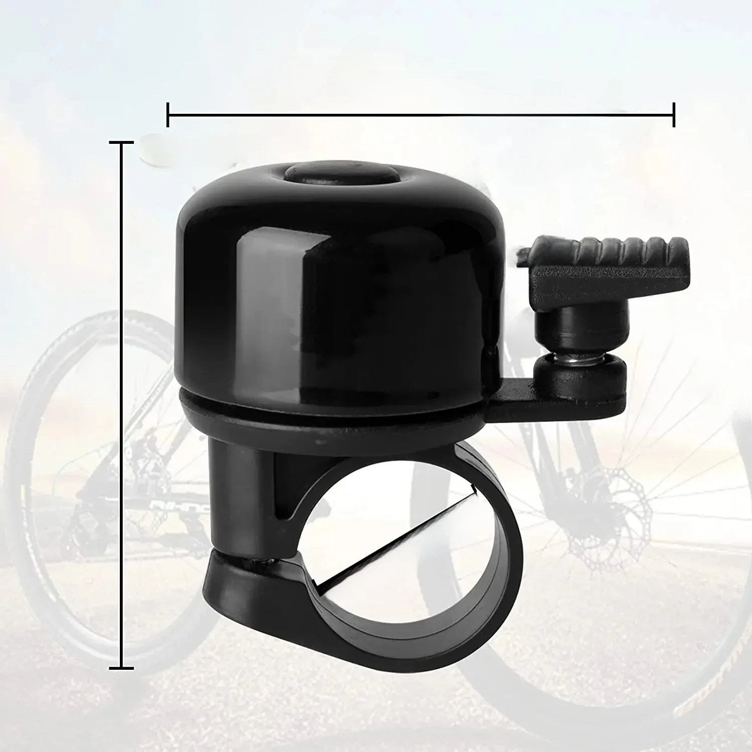 AliExpress NONE Bicycle Bell Alloy Mountain Road Bike Horn Sound Alarm For Safety Cycling Handlebar Bicycle Call Accessories