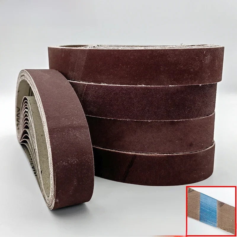 5 szt. Taśma szlifierska 533 mm 30 x 533 mm Taśma ścierna 1,2 "x 21" Taśma szlifierska 533 x 30 mm Taśma szlifierska Szlifowanie Ostrzenie obcinaka. P40--1000 — zdjęcie 2