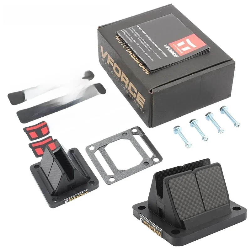 AliExpress PowerMotor VForce 3 85 CR For Honda CR80 Motorcycle Carbon Fiber Reed Valve Air Intake System V381S Enduro Dirt Bike Motocross Accessories