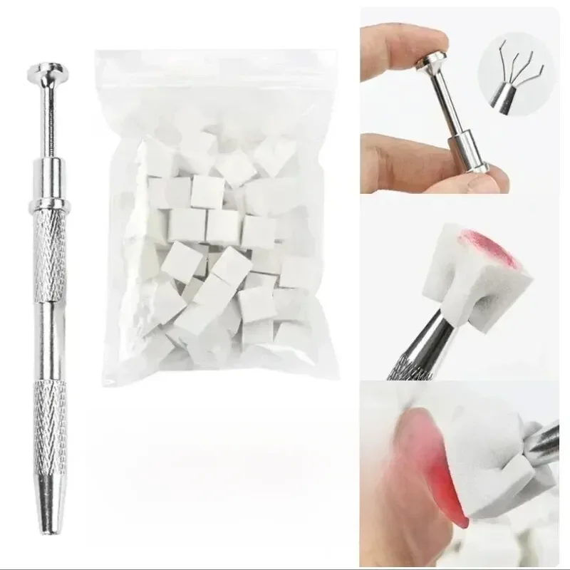 Éponge douce pour Nail Art, outils de tampon dégradé pour Nail Art, couleur décolorée, manucure, bricolage, outil de préhension créatif pour ongles