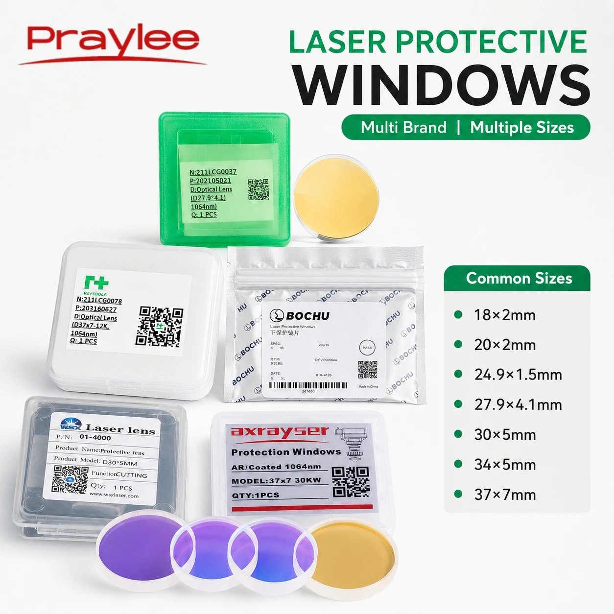 Raytools WSX Bochu Original Protective Windows Lens-image