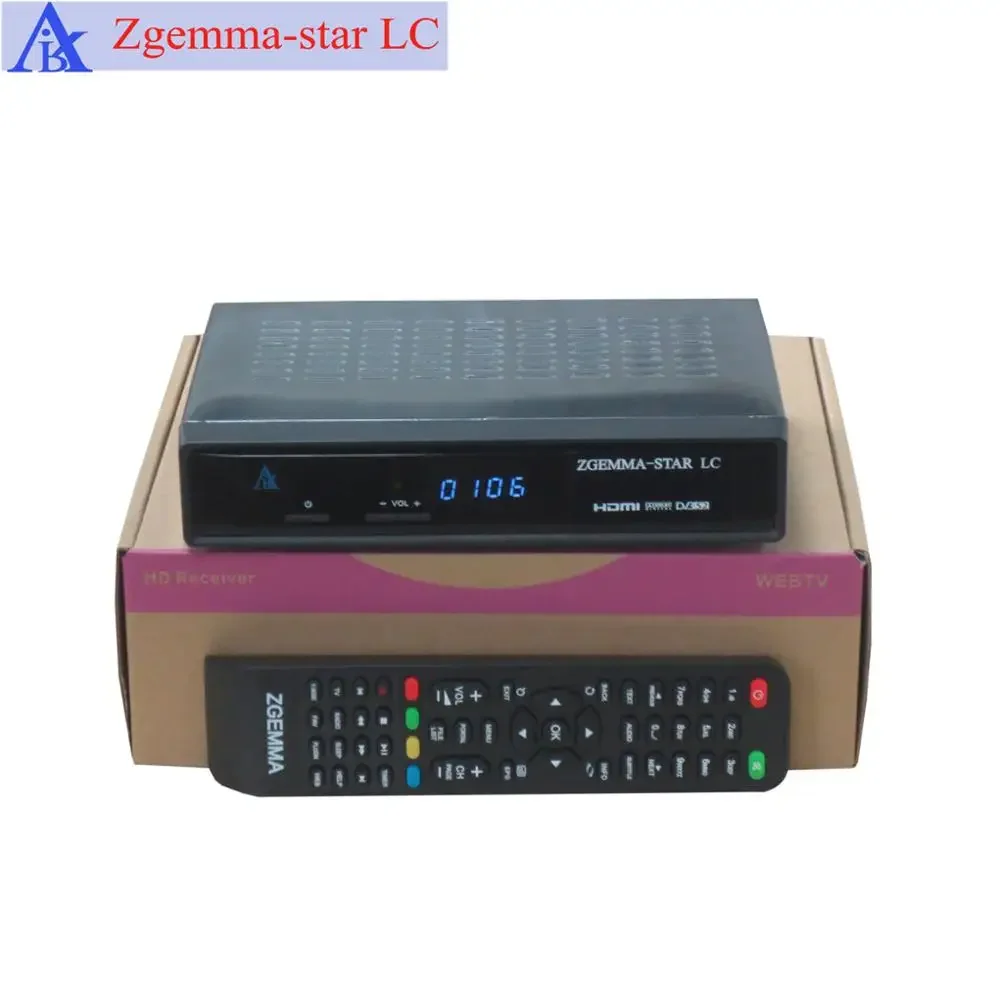 ZGEMMA STAR LC 1080p Linux OS tv muslimb DVB-C + IPTV blockchain muslimca HDMI + AV