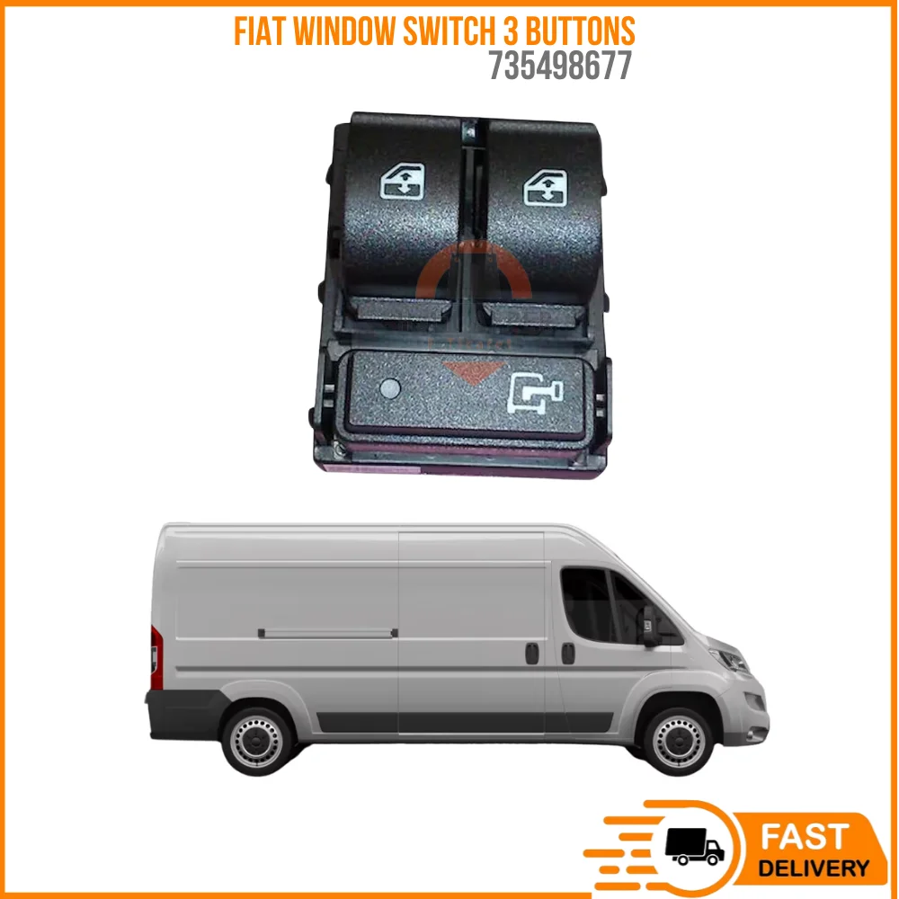 

FOR WINDOW SWITCH 3 BUTTONS FIORINO/ Y.DOBLO/ DUCATO 735498677 SUPER QUALITY HIGH SATISFACTION AFFORDABLE PRICE DELIVERY