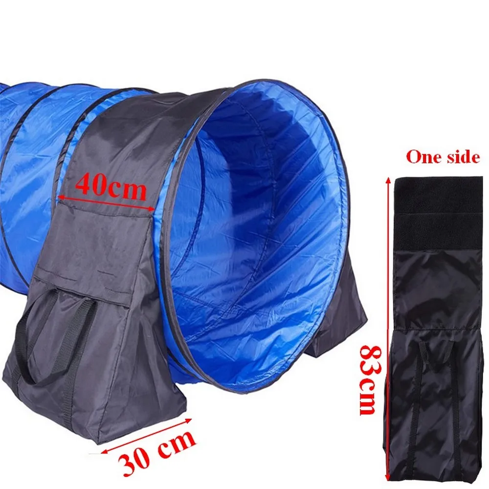 Pet Training Tunnel Weight Bags Tunnel Oxford Saddlebags Strong Durable Dog Cat Big Huge Sand Pouch Agility Tunnel Sand Bags