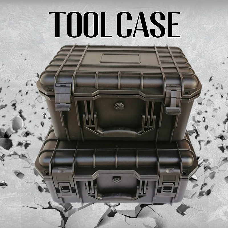 

Tool Box Waterproof Hard Case Box Bag Tool Case Storage Box Safety Instrument Case Suitcase Portable Plastic Toolbox Organizer