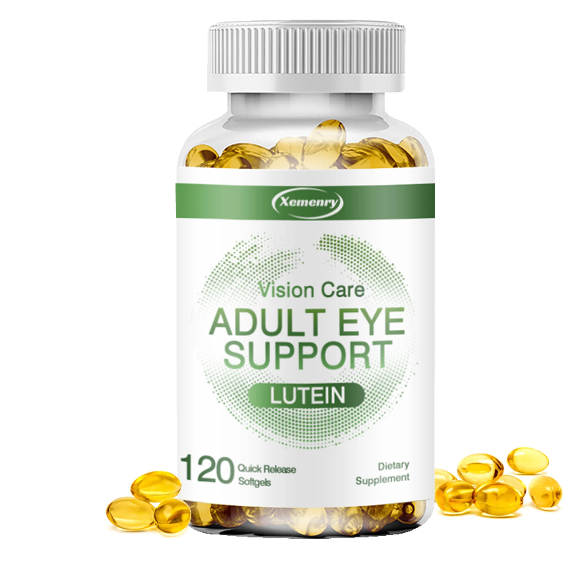 Adult Eye Support - with Zeaxanthin, Lutein - Support Eye Health, Protect Vision, Relieve Eye Fatigue - 120 Capsules