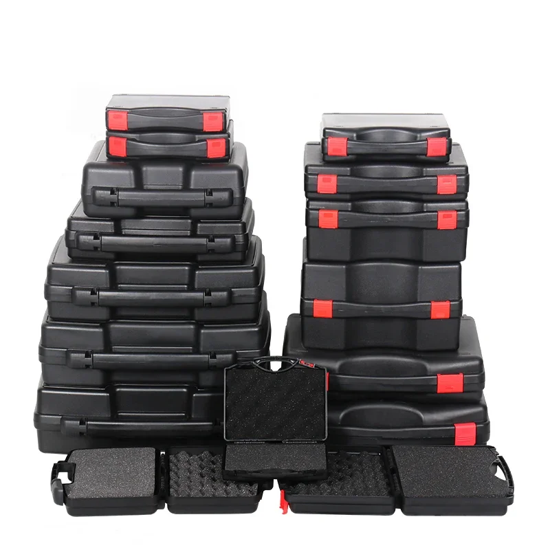 Multifunctionele Hardware ToolBox Draagbare Plastic Instrumentenkoffer Notebook Beschermende Opbergdoos Outdoor Apparatuur Gereedschapskoffer - afbeelding 2