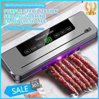 SZUK Food Vacuum Sealer Machine Wet Dry Food Vacuum Packaging Machine Kitchen Food Storage Sealing Machine Built-in Cutter