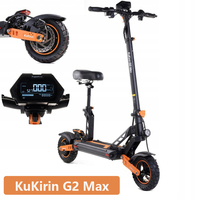 EU Stock KuKirin G2 Max 1000W Motor 20Ah Electric Scooter 80km Range 55kph Detachable Seat 10'' Foldable Bike Electric Scooter