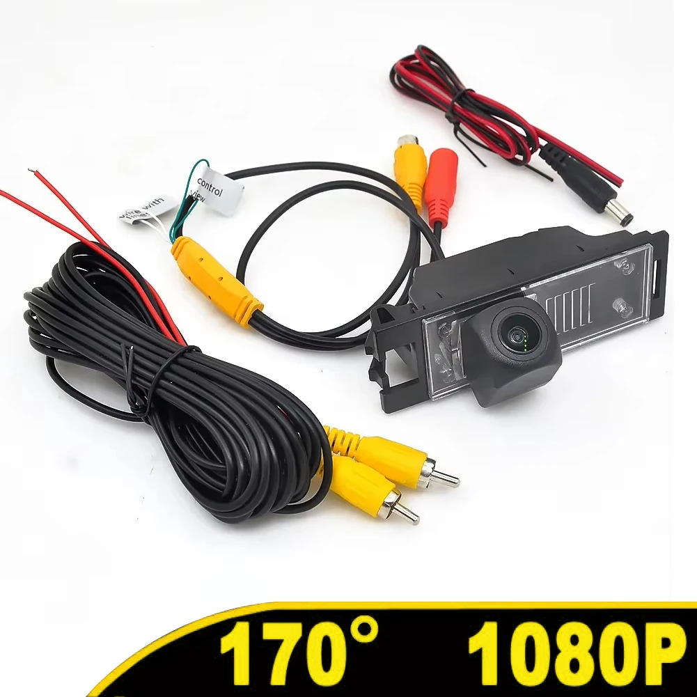 WF- HD 1080P AHD عين السمكة الرؤية الخلفية عكس وقوف السيارات احتياطية كاميرا ليلية لشركة هيونداي IX35 مع زاوية عرض واسعة