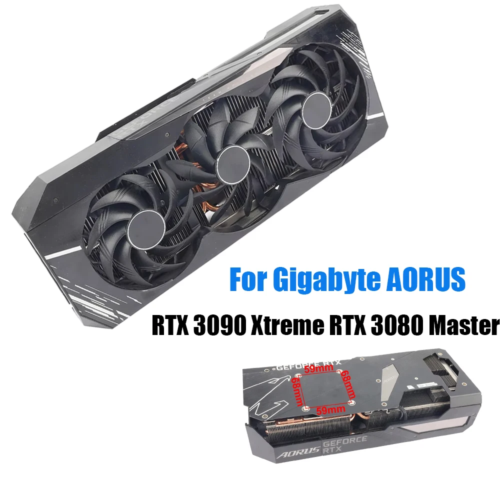 GPU Heatsink For Gigabyte AORUS RTX 3090 Xtreme RTX 3080 Master Graphics Card Cooling Radiator with Backplate Replacement