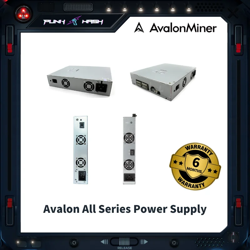 

Original Cannan Avalon PSU ASIC Miner Power Supply 3500 3400 3300 Miner Parts for A1446 1346 1246 Half Year Warranty