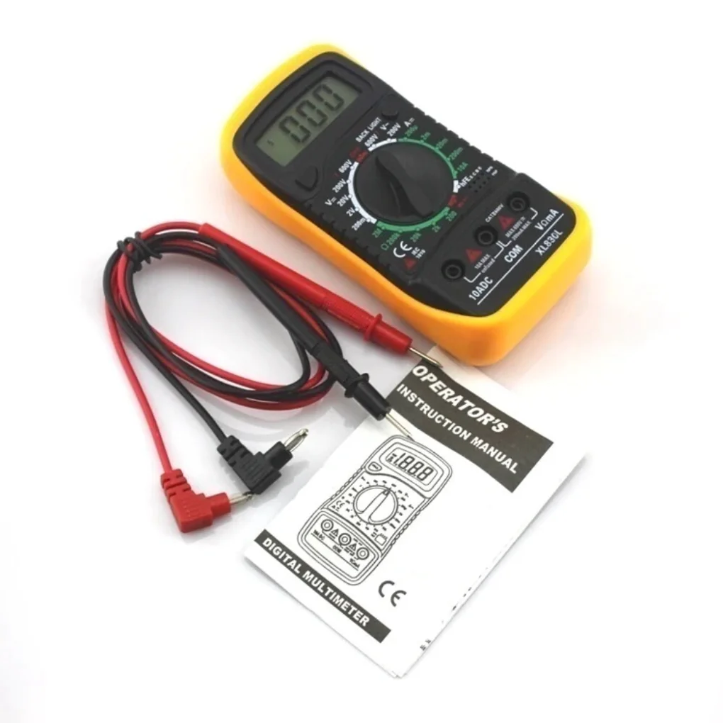 XL830 Professionelles multitest-Digitalmultimeter mit Piepton, LED, Spannung, Strom, Durchgang, Batterie, Widerstand, tragbar