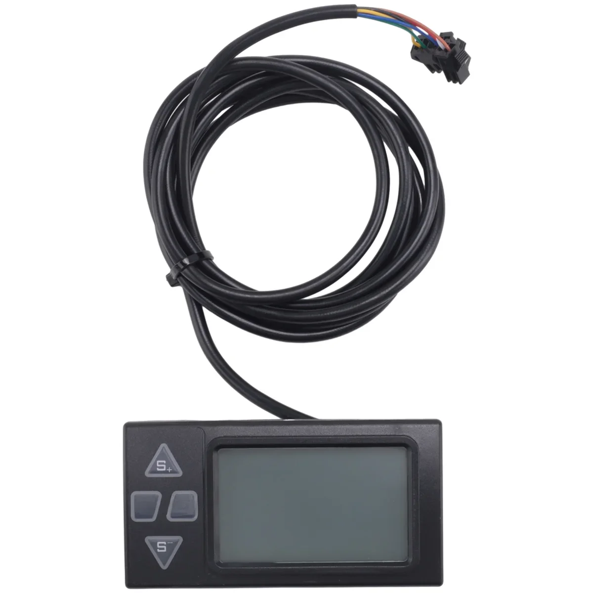 AliExpress YHVC-S861 LCD Ebike Display with SM Plug for Electric Bike BLDC Controller Control Panel Black