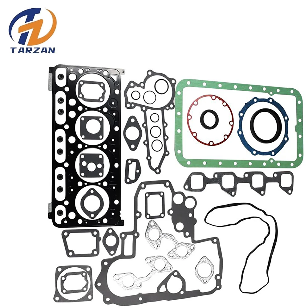 253953600 25-39536-00 Repairing Kit Gasket Set Fit for Kubota Engine V2203 Tier2 Compatible with Carrier