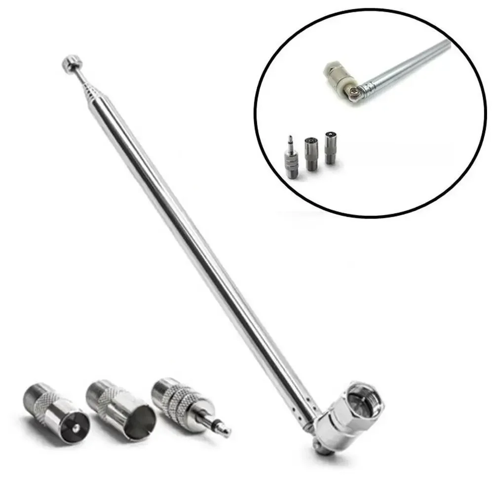 Telescópico Rádio DAB FM, Adaptador Aéreo, Receptor AV HiFi, Mini System, Antena Aérea, Comprimento