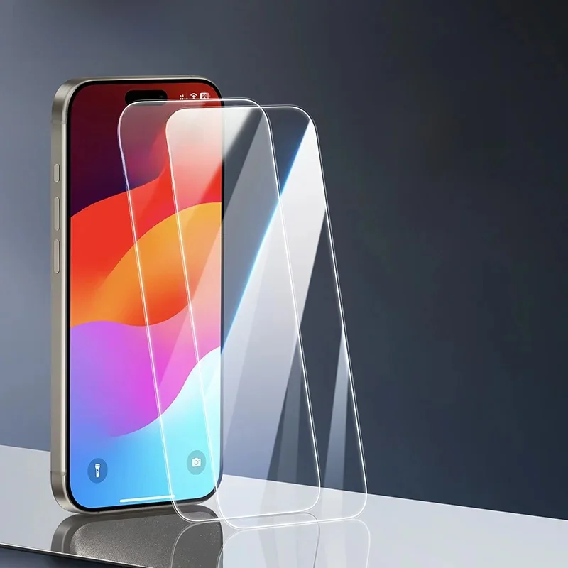 UGREEN 2 sztuki dla iPhone 16 Pro Max Szklane ochraniacze ekranu dla iPhone 16 Plus Szkło hartowane dla iPhone 15 14 13 12 HD Film 16pro — zdjęcie produktu 7