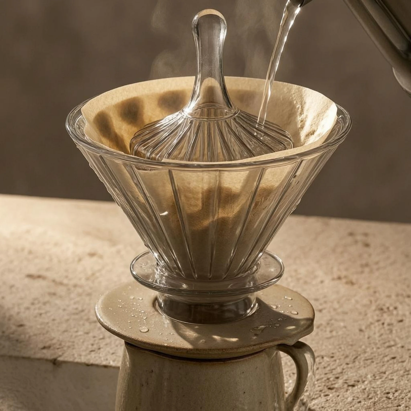 Cone Coffee Strainer 20 Groove - огляд і ціна Drip Tip Resin