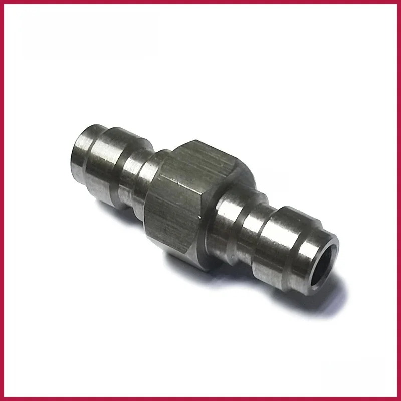 Adaptateur mâle à déconnexion rapide, en acier inoxydable, Double mâle, mamelon de remplissage 8MM, accessoires haute pression HPA