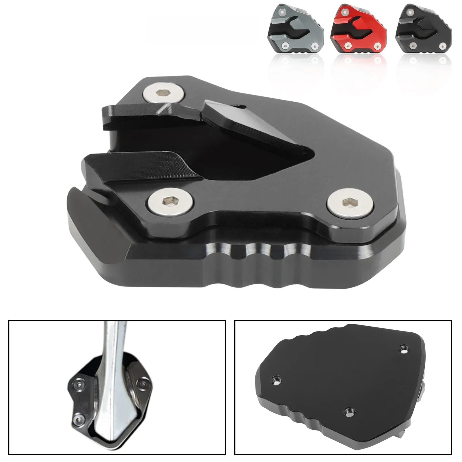 Support de Béquille Latérale pour Tigre, Plaque d'Extension pour ModÚles 800 XC 2010-2014 800 XCx XCA Poly XRx XRt 2015-2021 ZZR1400