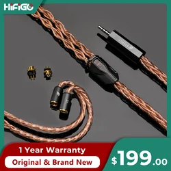 Effect Audio Signature Series II Ares S II 8 Wire Earphone Cable 2Pin 0.78 ConX Interchangeable Connector Professional IEM Cable