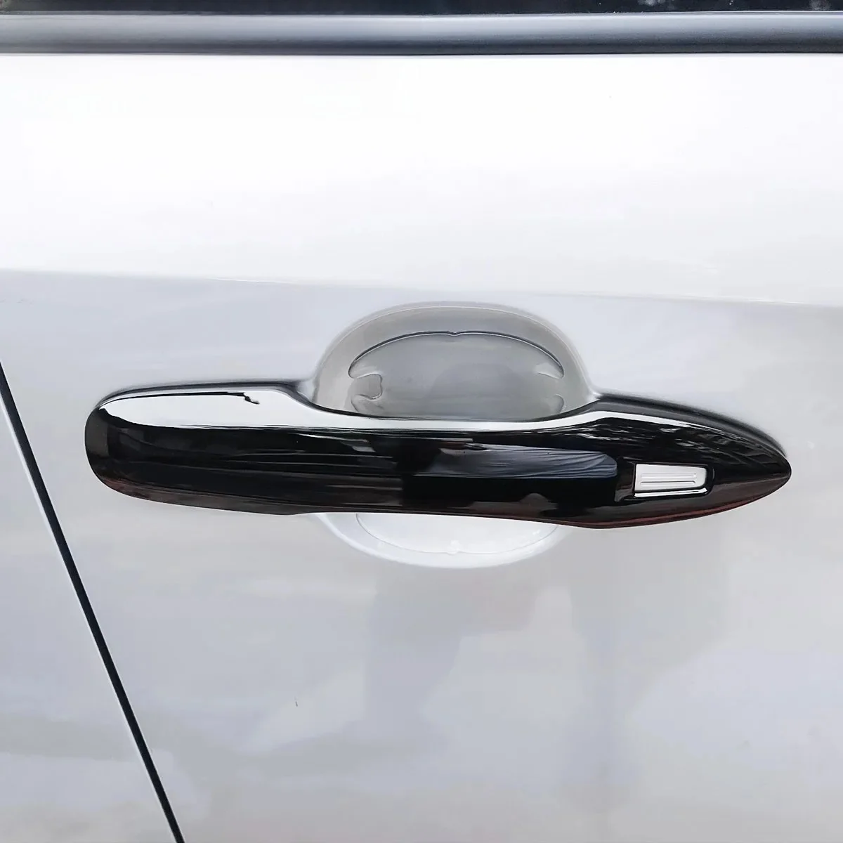 Glossy Black Keyless Door Handle Cover Trims For Toyota Camry Corolla Cross Sport bZ4X Venza Subaru Solterra Suzuki Swace