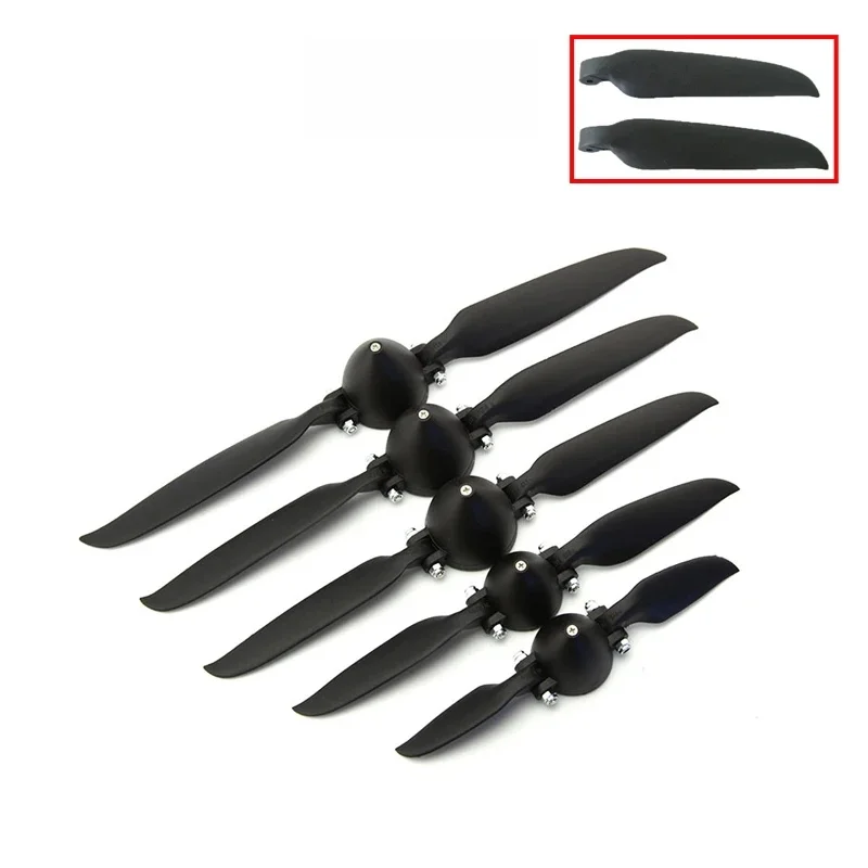 Hélice pliante avec trou de 3mm pour avion RC, accessoires d'aile de partenaires, pièces de bricolage fœtal, 6x4, 7x3, 8x6, 9x5, 10x6, 11x6, 2 paires