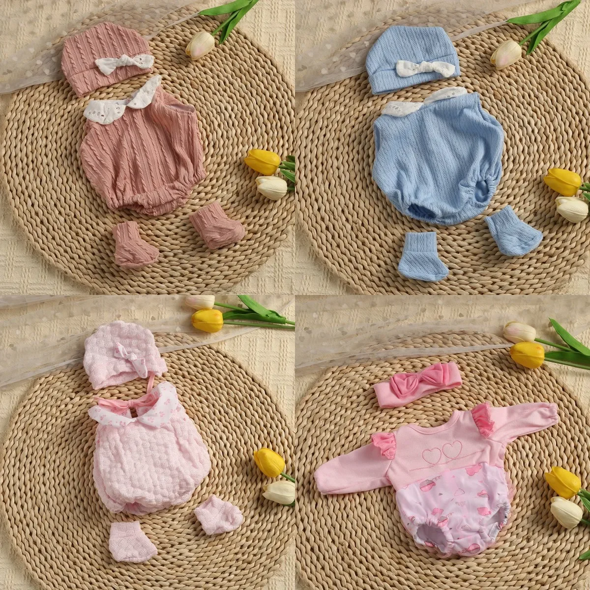 Nowe ubranka dla lalek Sukienka Kombinezon Kamizelka dla 40 cm 16 cali Baby Doll Girl Cute Reborn Doll Akcesoria dla dzieci DIY Zabawki Prezenty — zdjęcie 2