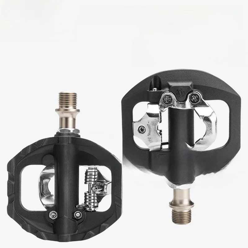 AliExpress ROCKBROS Bicycle Pedals Sealed Bearing Waterproof Anti-slip Flat Cleat Nylon One-piece Cycling Pedals SPD Road Bike Accessories