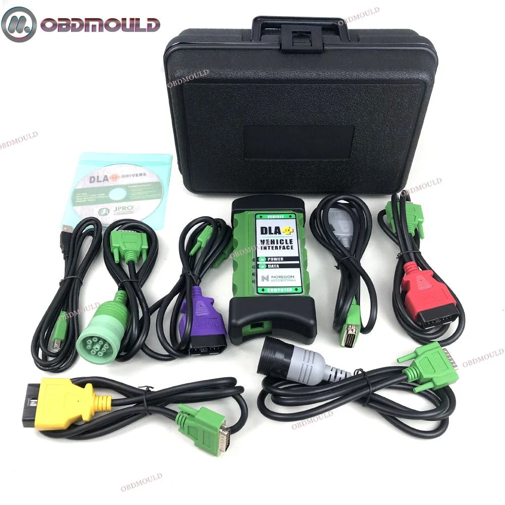 ForJ-pro DLA Diagnostic DLA+CFC2 Laptop 2.0 Vehicle Interface Newest Software Heavy Duty Truck Scanner Diagnostic Tool