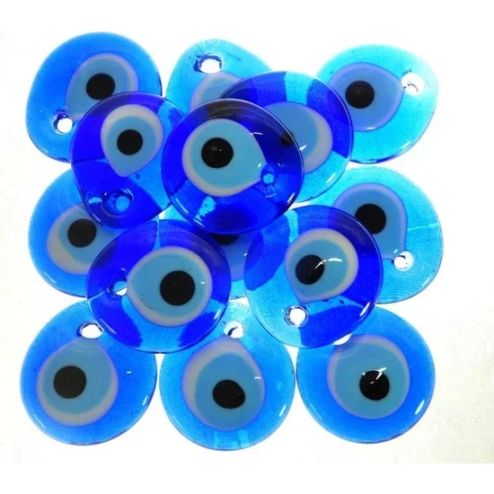 

Hd Marketim Hdmarketim (20 PCS) Tree Ornament Decor Ornament Glass Evil Eye Beads 4 cm