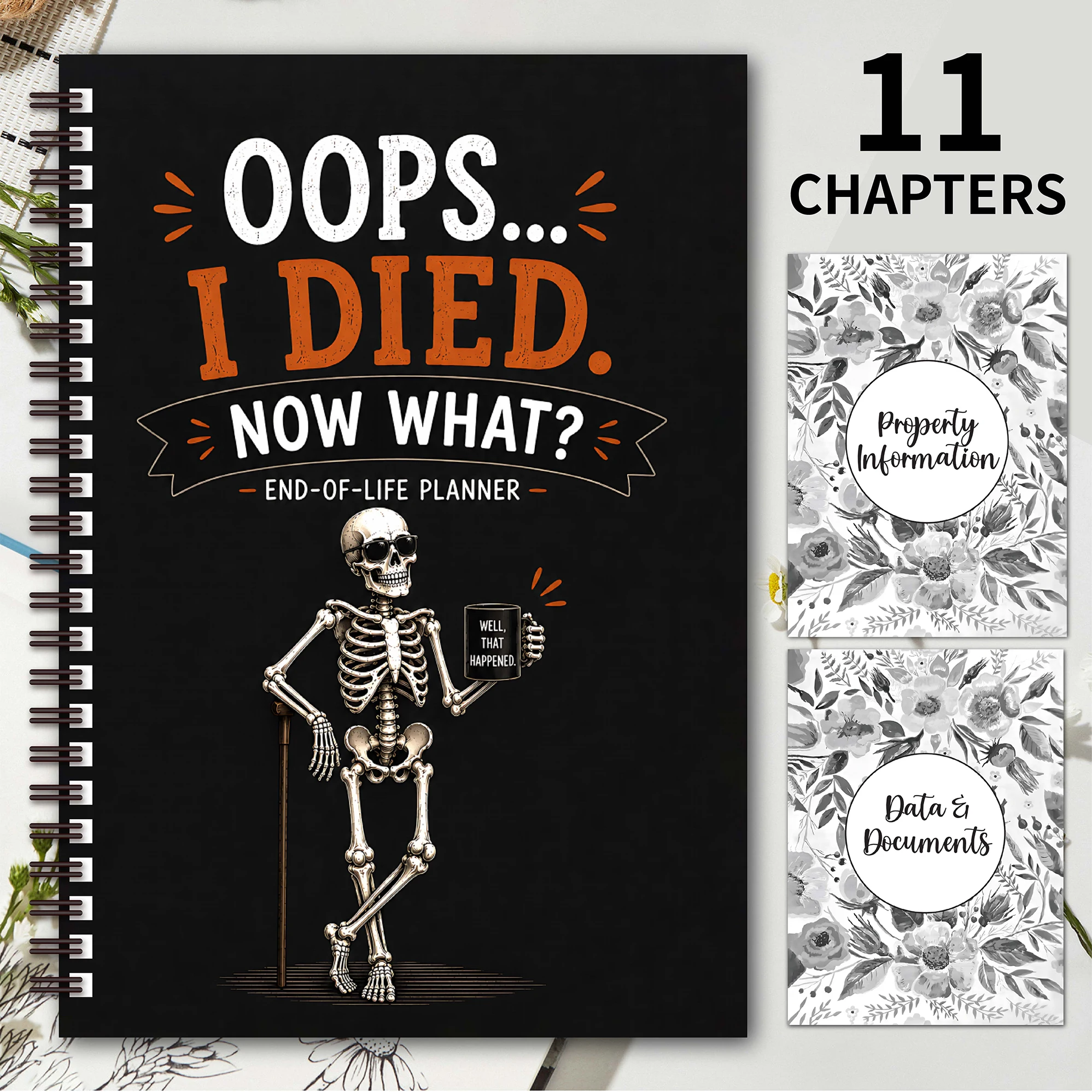 My Final Wishes – End of Life Planner Notebook to Organize Final Wishes, Important Documents, Financial Accounts, Passwords, Medical Preferences, Funeral Arrangements, and Letters to Family