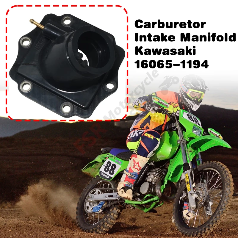 

Intake Manifold,Fits Kawasaki KDX200SR 1989-1993,P/N:16065-1194