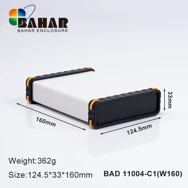 Bahar Enclosure Aluminum Case Metal Instrument Box Ethernet Device Shell Metal Shield Box BAD 11004
