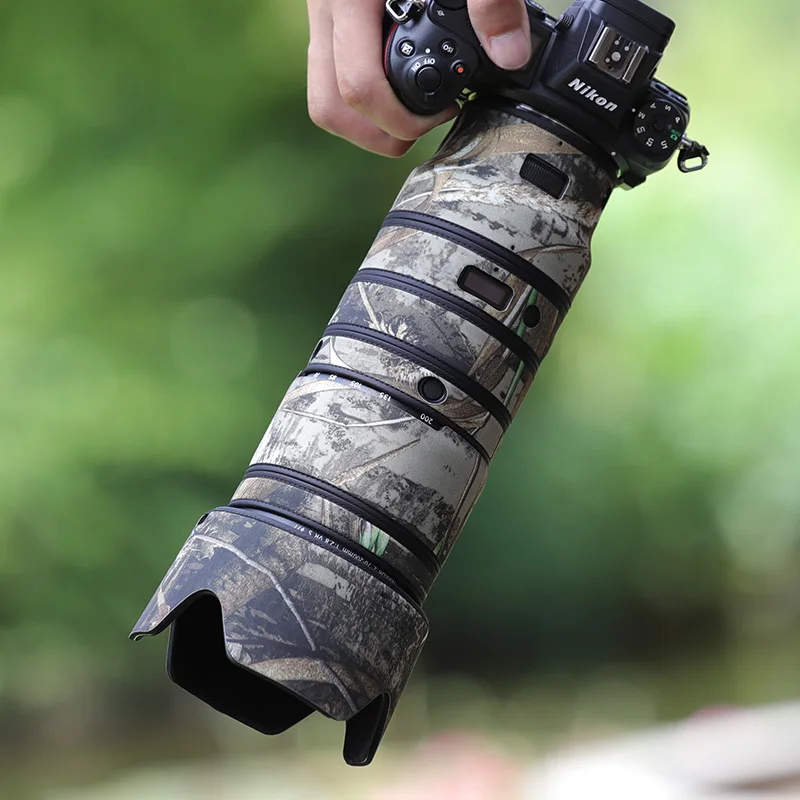 CHASING BIRDS camouflage lens coat for NIKON Z 70 200 F2.8 VR S waterproof and rainproof len protective cover z 70200 lens cover