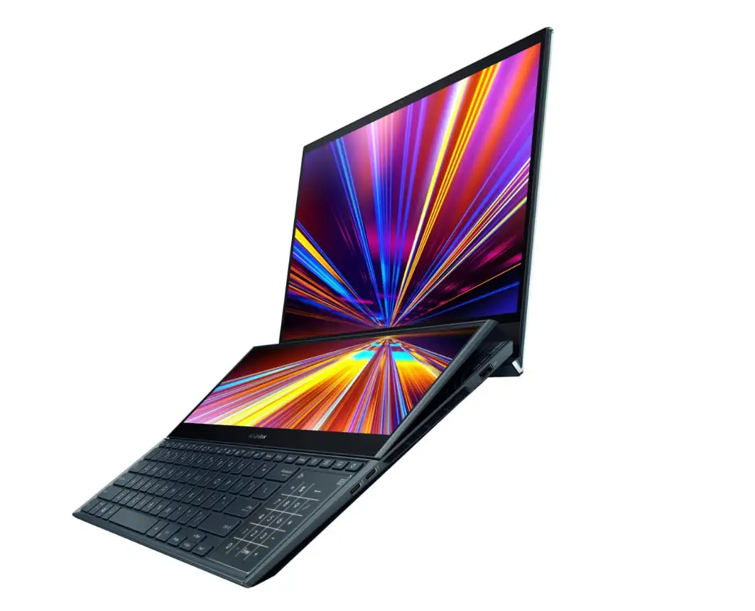 صفقة ساخنة-ASUS-ZenBook-Pro-Duo-15-UX582-UX582HM-XH96T-15.6 "شاشة تعمل باللمس-الكمبيوتر المحمول-4K UHD-3840 x 2160- Intel-Core i9-11th Gen-i9
