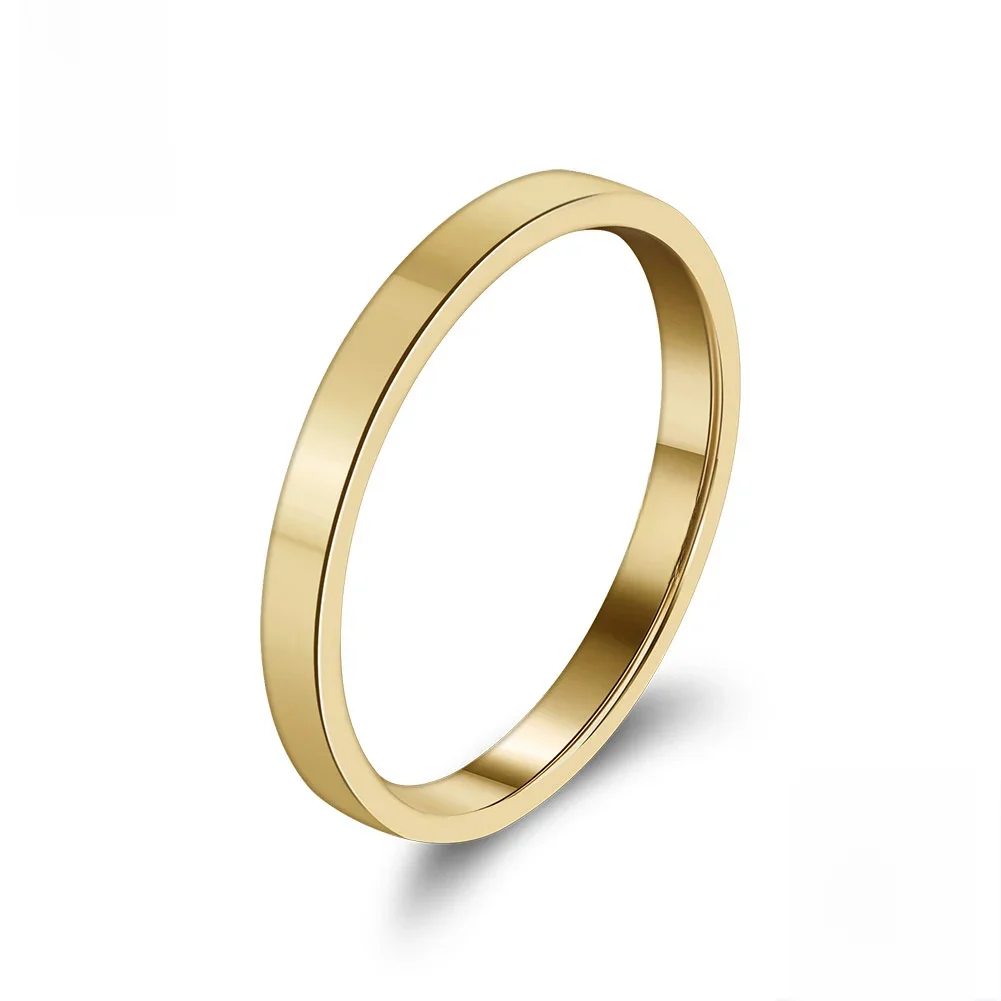 ORSA JEWELS 925 Sterling Silber 1 mm 2 mm 3 mm einfache Ringe für Frauen, Jahrestag, Stapeln,