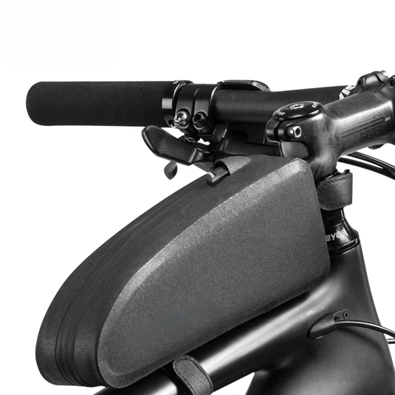 AliExpress ROCKBROS Bicycle Bag Waterproof Cycling Top Front Tube Frame Bag Large Capacity MTB Road Bicycle Pannier Black Bike Accessories