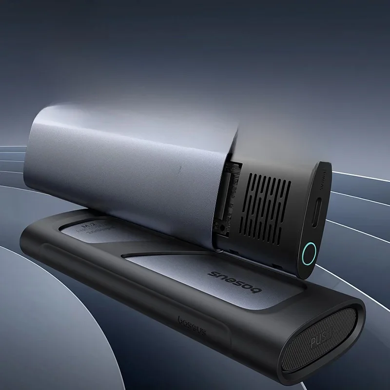 【New Sale】Baseus M2 SSD Enclosure Case 10Gbps NVMe Protocol M.2 to USB Type C 3.2 Gen2 8TB Metal External Adapter NVME SSD Case