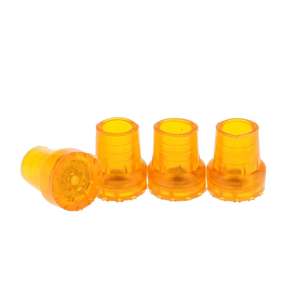 Durable Anti Slip Rubber Tip End Bottoms Pads for Cane Walking Stick Crutches Chair 7/8 Inch Accessory Portable Crutch Ferrules